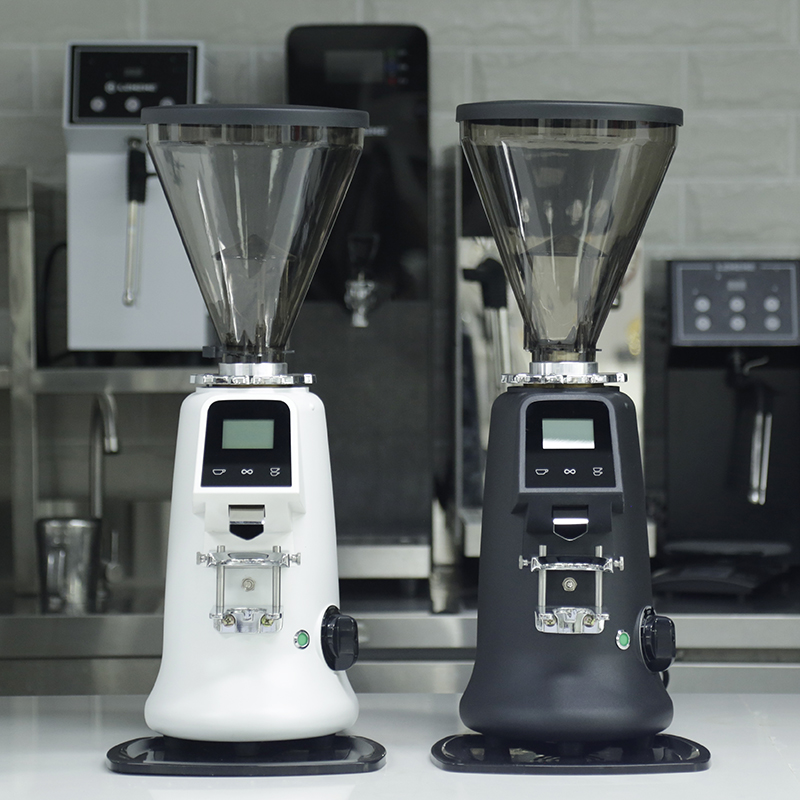 Coffee Grinder Burr Flat - Profesjonalny elektryczny młynek do kawy ze
