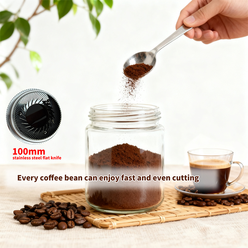 Elektryczny młynek do kawy z p – Coffee Grinder Burr Flat recenzja i cena