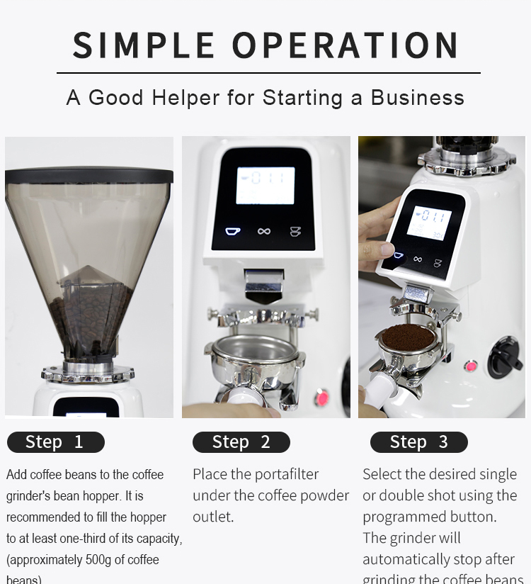 Profesjonalny elektryczny młyn – Coffee Grinder Burr Flat recenzja i cena