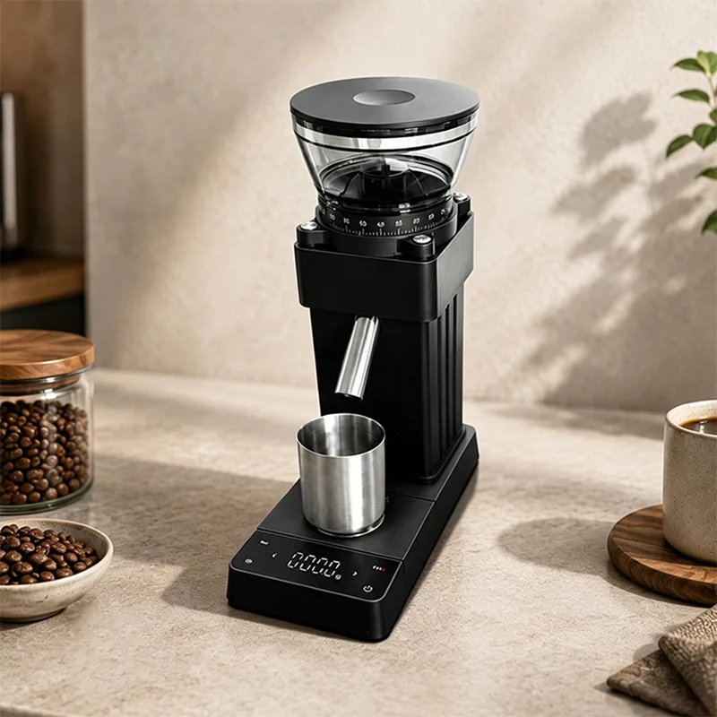 Młynek do kawy z miarką, 60 re – Coffee Grinder Burr Flat recenzja i cena