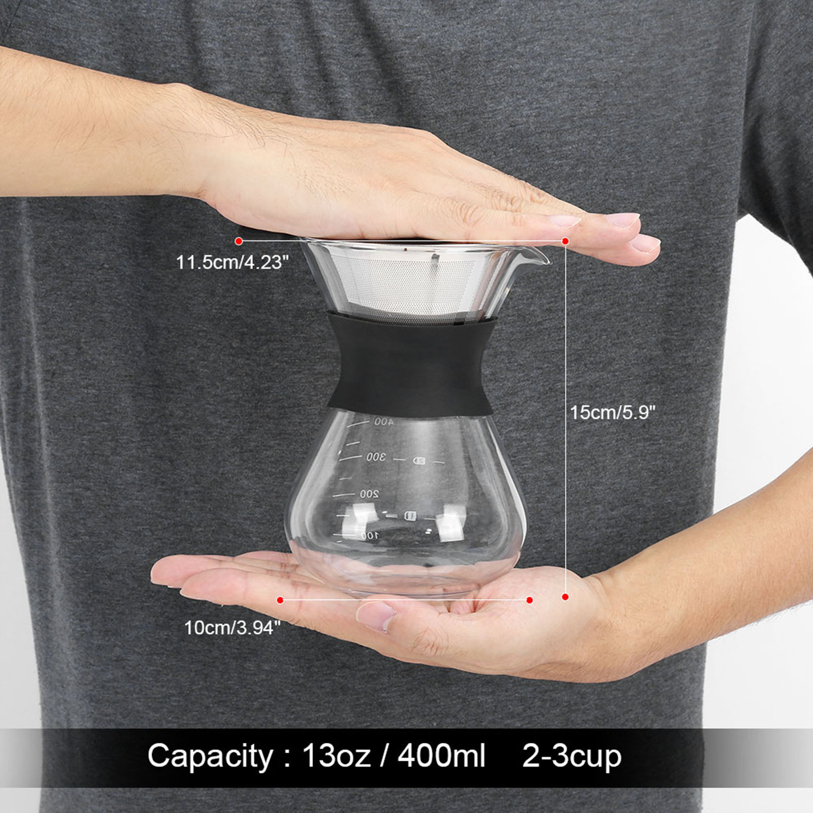 400 ml ręczny ekspres do kawy  – Coffee Equipment Pour Over recenzja i cena